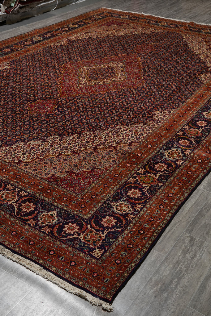 9.5 x 14 Authentic Quality Persian Mahi Tabriz Rug #PIX-6334