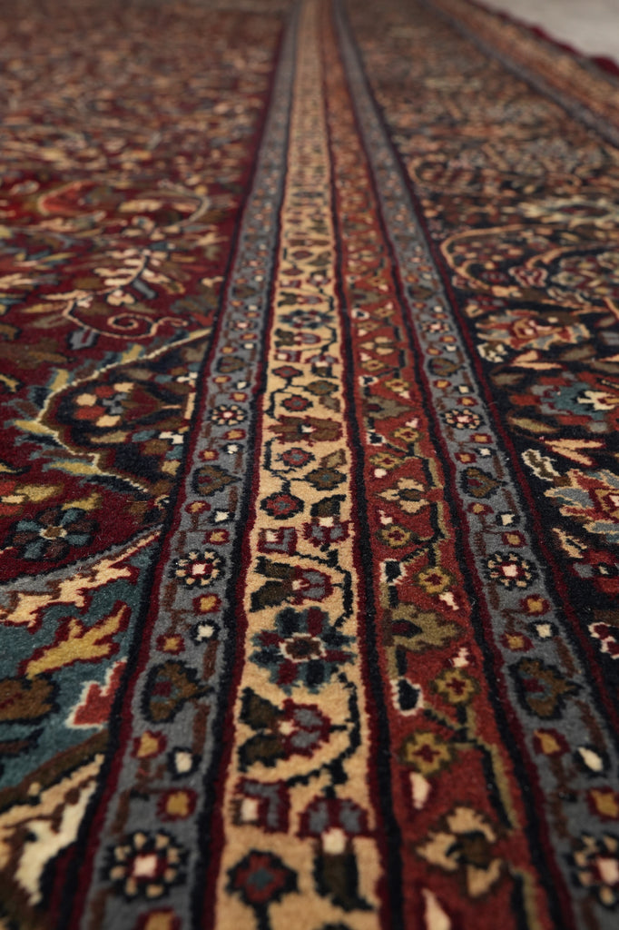 10 x 14  Fine Quality Handmade Rug Sheikh Safi Burgundy #PIX-10251