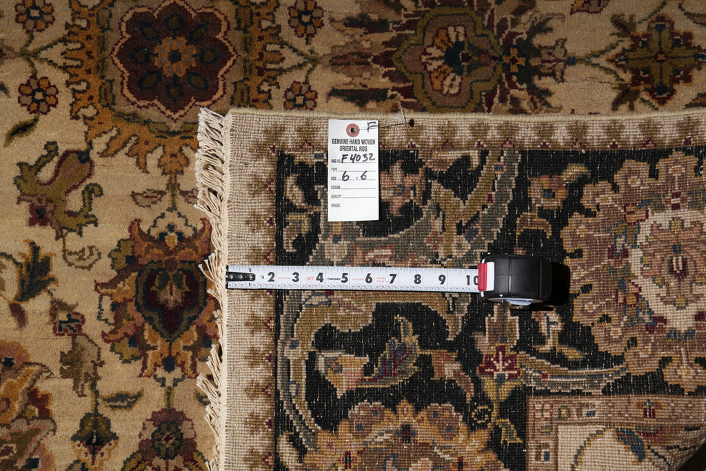 6.0 x 6.0 Square Jaipur Wool Rug #F-4032