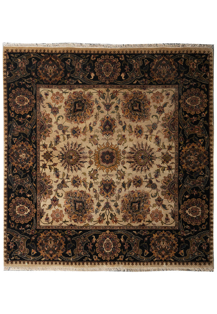 6.0 x 6.0 Square Jaipur Wool Rug #F-4032