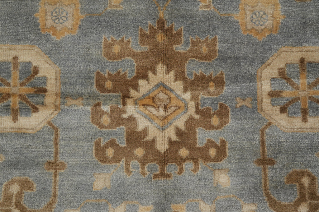 10 x 14 Light Blue Handmade Oushak Wool Rug #F-3219
