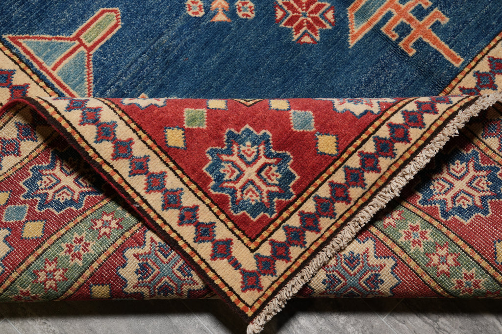 6.8 x 9.11 Happy Colors New Handmade Super Quality Kazak Rug #PIX-28043