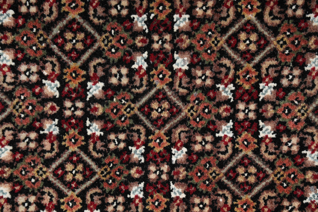 8.0 x 8.0 Round Fine Quality Wool and Silk Mahi Tabriz rug #F-4033