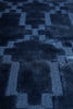 Load image into Gallery viewer, 10 x 14.4 Solid Royal Blue Contemporary Handmade Rug #F-3220