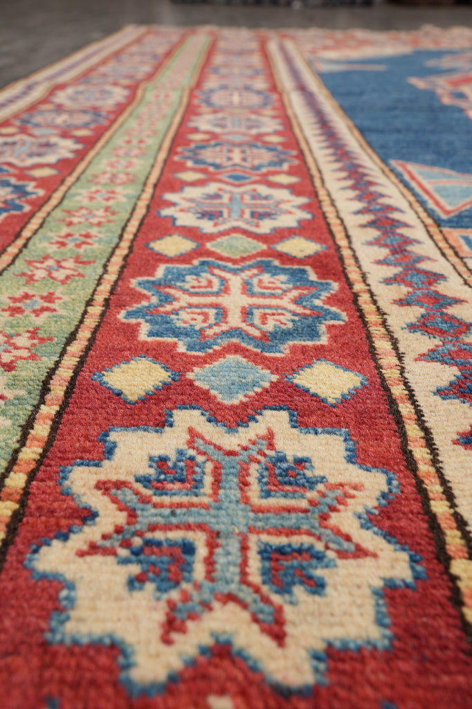 6.8 x 9.11 Happy Colors New Handmade Super Quality Kazak Rug #PIX-28043