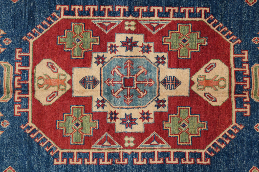 6.8 x 9.11 Happy Colors New Handmade Super Quality Kazak Rug #PIX-28043