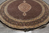 Load image into Gallery viewer, 8.0 x 8.0 Round Fine Quality Wool and Silk Mahi Tabriz rug #F-4033