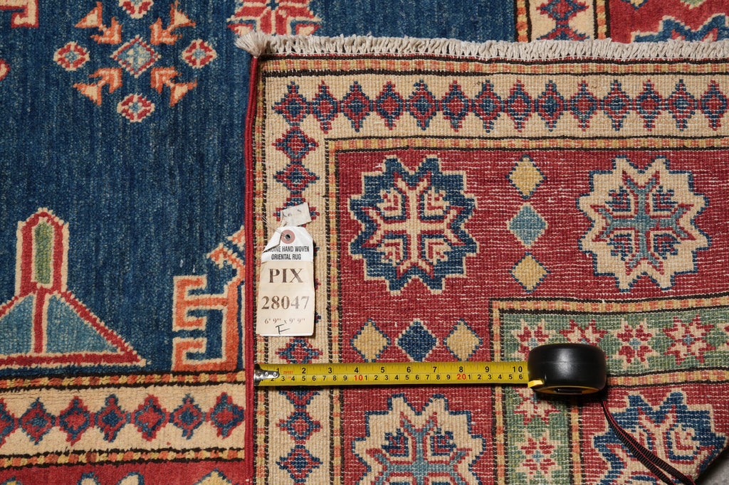 6.9 x 9.9 New Handmade Quality Super Kazak Rug #PIX-28047