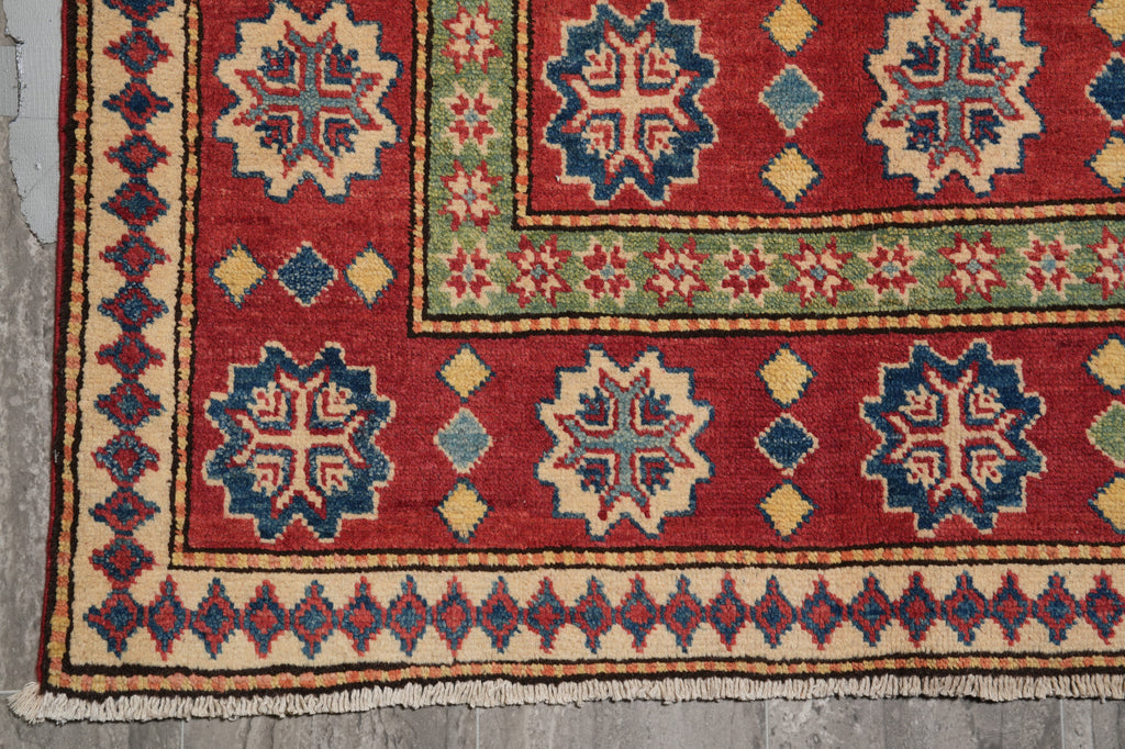 6.9 x 9.9 New Handmade Quality Super Kazak Rug #PIX-28047
