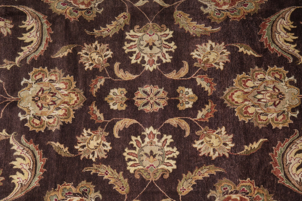 9.8 x 14.3 Brown Agra Rug B-71801