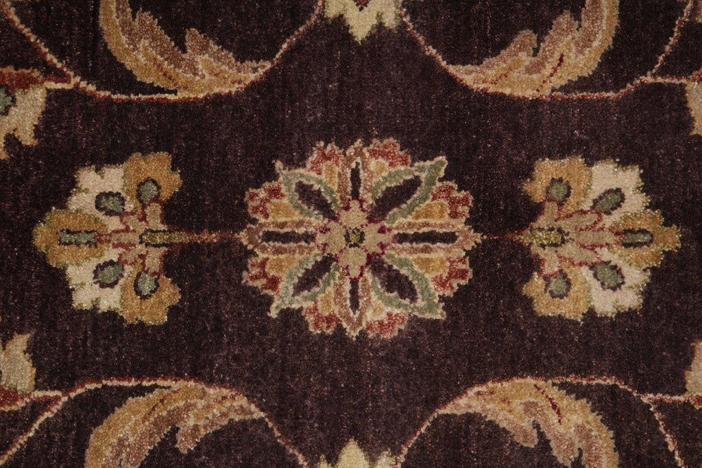 9.8 x 14.3 Brown Agra Rug B-71801