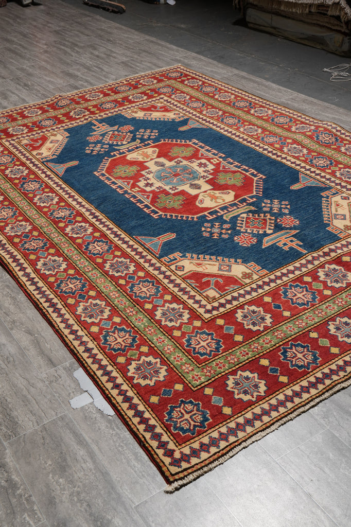 6.9 x 9.9 New Handmade Quality Super Kazak Rug #PIX-28047