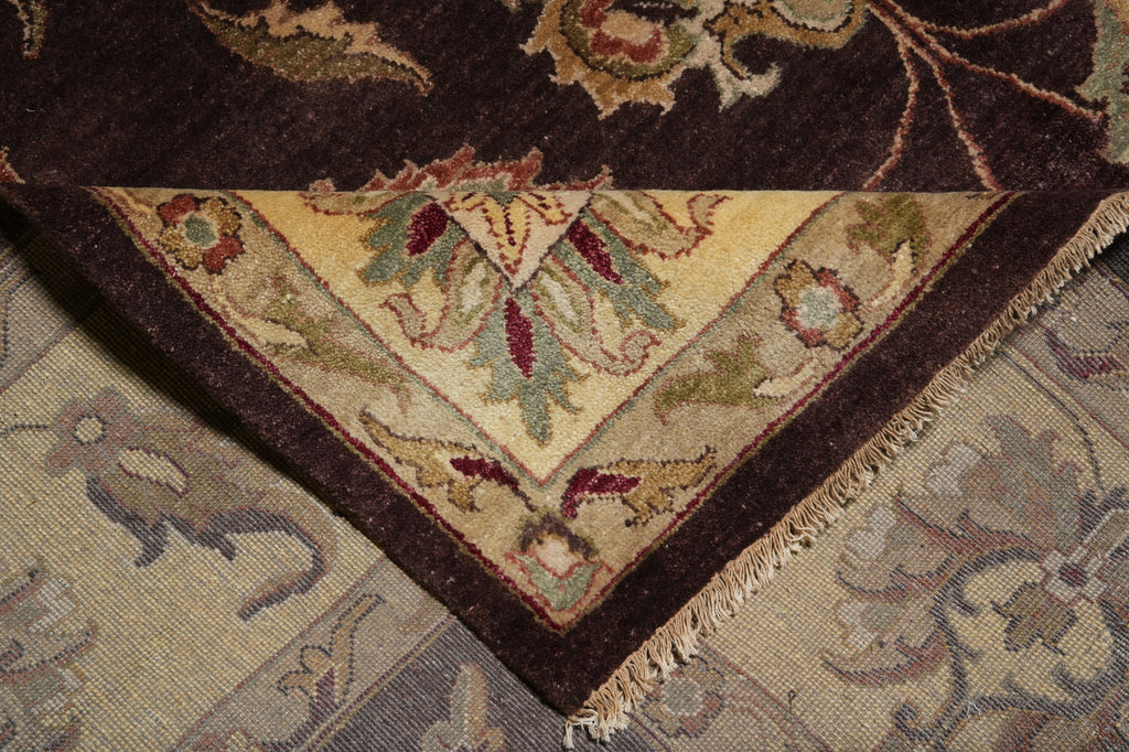 9.8 x 14.3 Brown Agra Rug B-71801