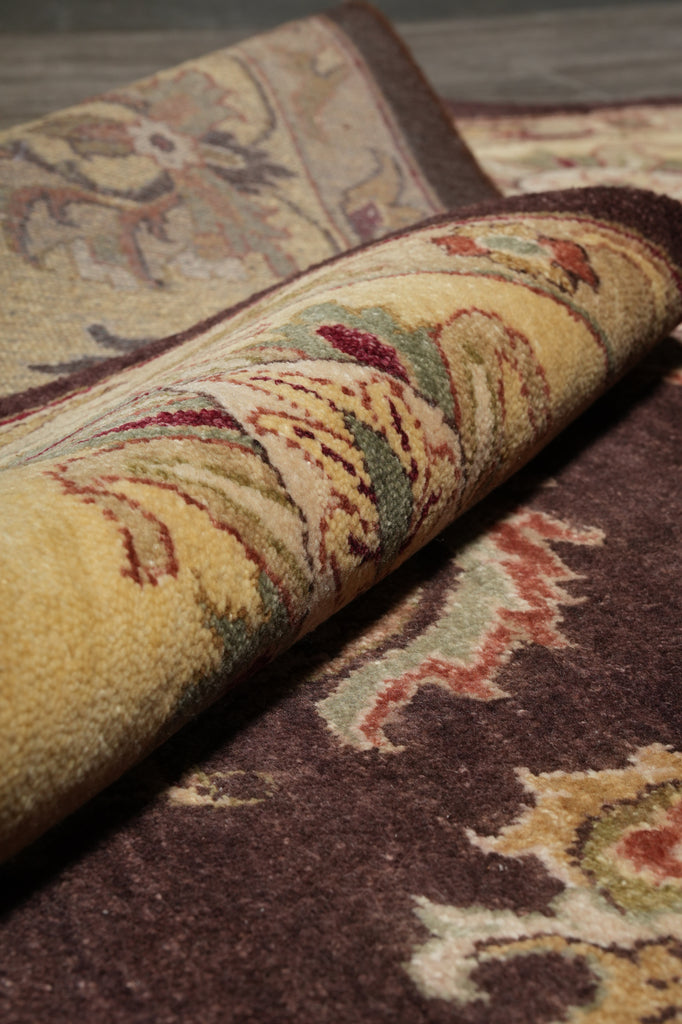 9.8 x 14.3 Brown Agra Rug B-71801