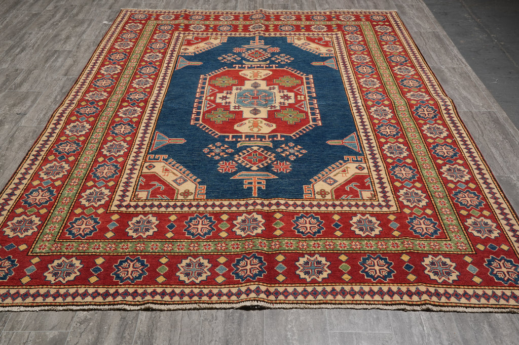6.9 x 9.9 New Handmade Quality Super Kazak Rug #PIX-28047