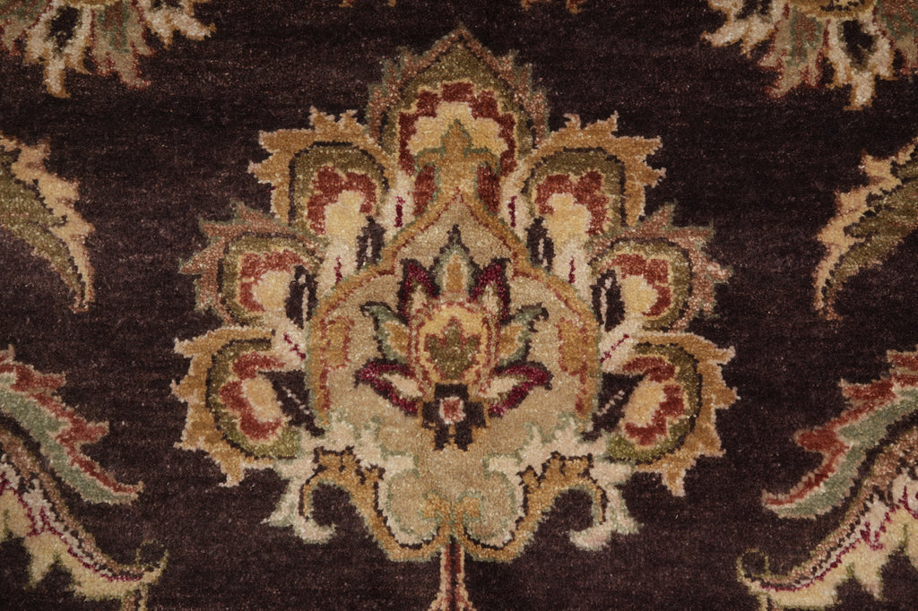 9.8 x 14.3 Brown Agra Rug B-71801