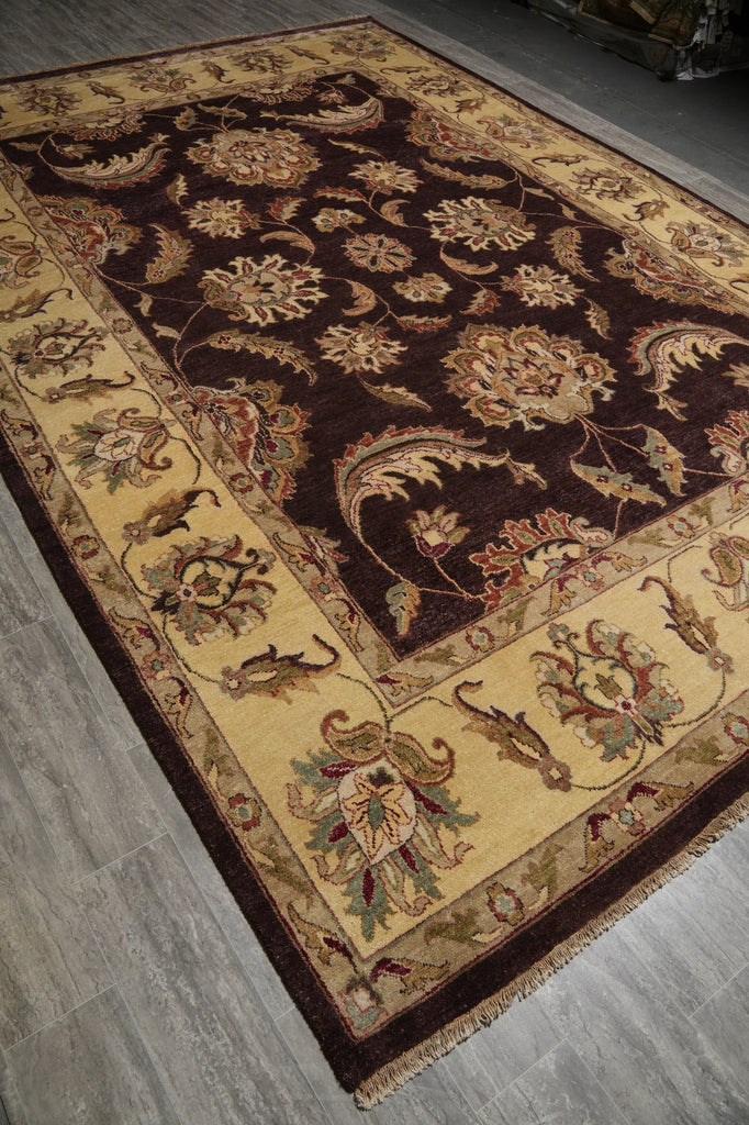9.8 x 14.3 Brown Agra Rug B-71801