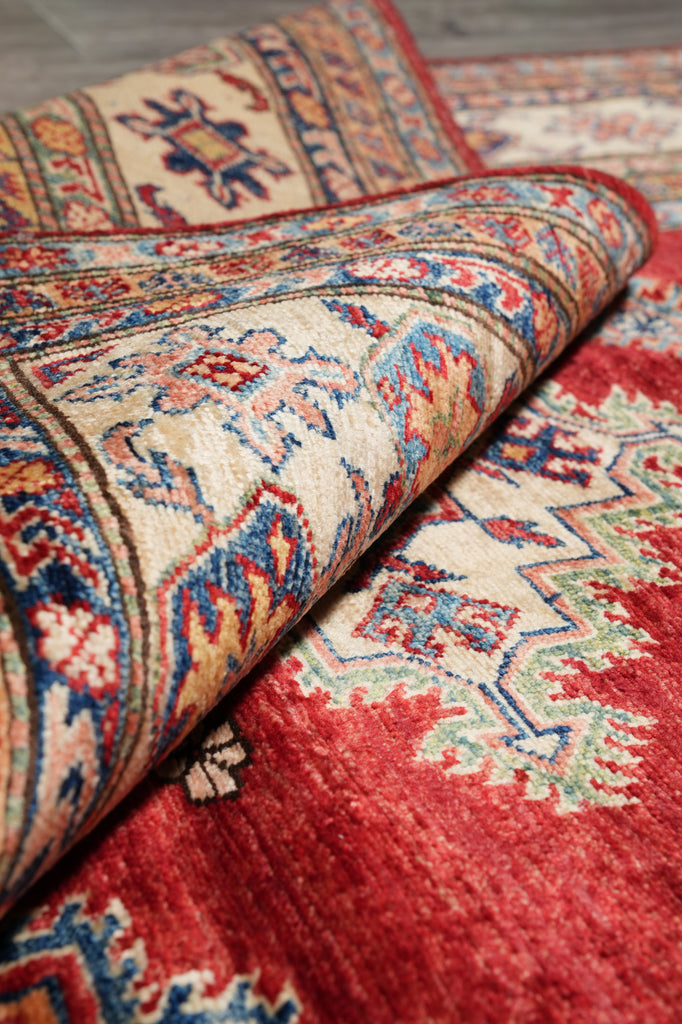 7 x 9.9 Super Kazak Quality Rug Silky Wool #PIX-25057