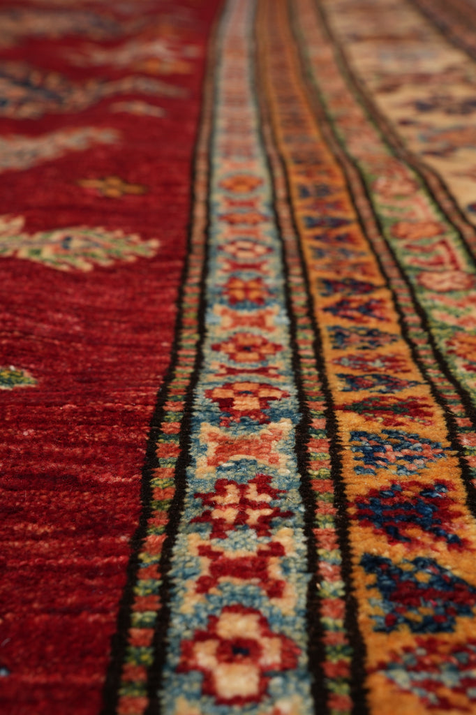 7 x 9.9 Super Kazak Quality Rug Silky Wool #PIX-25057