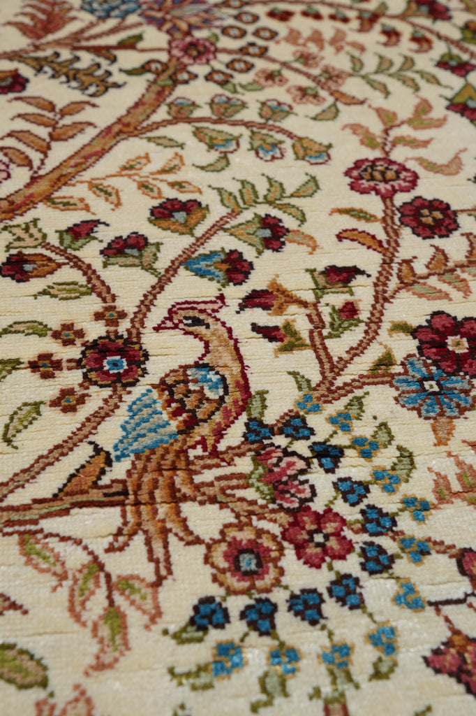 3.4 x 5.4 Tree Of Life Silk Rug #56386