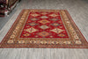 Load image into Gallery viewer, 7 x 9.9 Super Kazak Quality Rug Silky Wool #PIX-25057