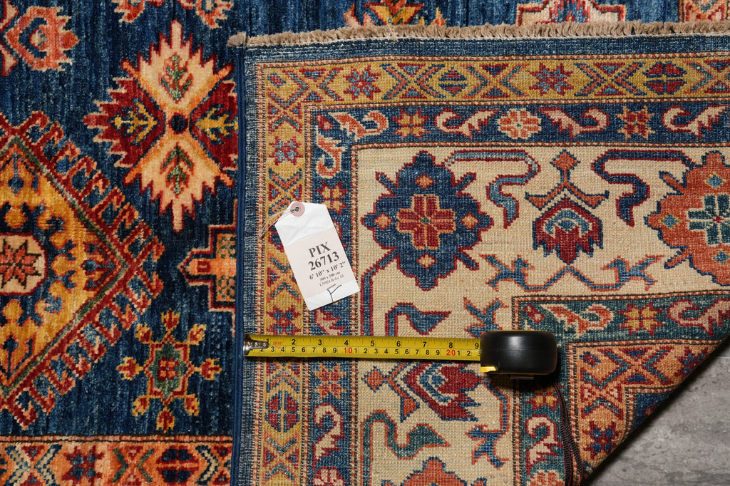 6.10 x 10.2 Super Kazak Quality Carpet Royal Blue #PIX-26713