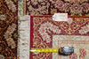 Load image into Gallery viewer, 3.4 x 5 Silk Rug Vase Flowers Fancy details #51486