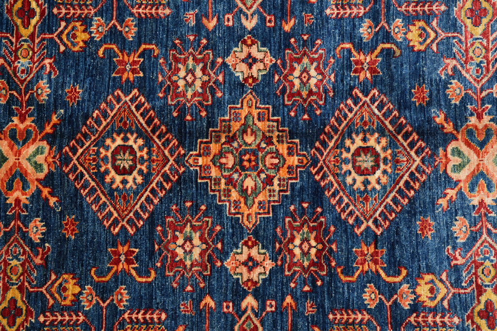 6.10 x 10.2 Super Kazak Quality Carpet Royal Blue #PIX-26713