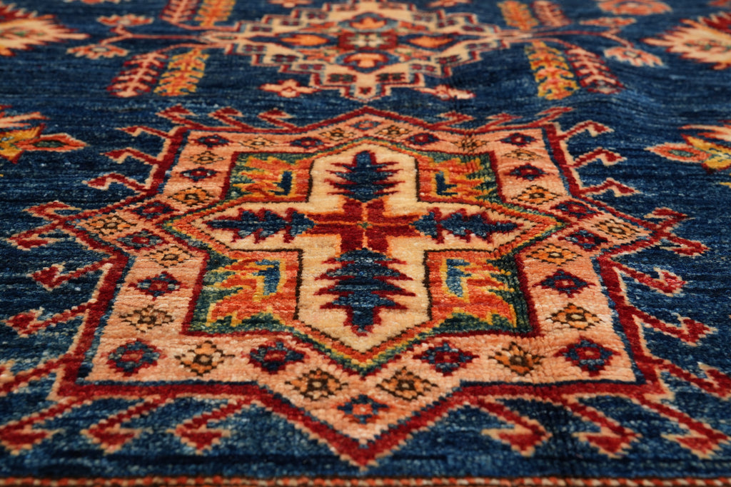 6.10 x 10.2 Super Kazak Quality Carpet Royal Blue #PIX-26713