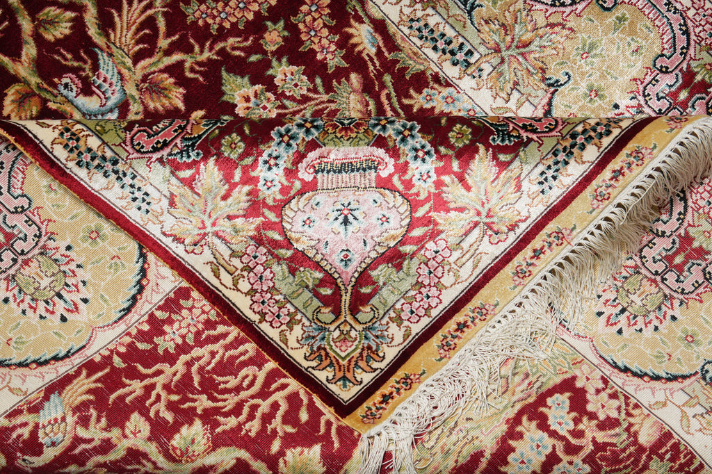 3.4 x 5 Tree Of Life Silk Rug #54606