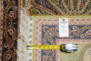 Load image into Gallery viewer, 3 x 4.6 Silk Handmade Rug Hereke Design Green Blue #60240