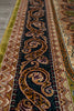 Load image into Gallery viewer, 3 x 4.6 Silk Handmade Rug Hereke Design Green Blue #60240