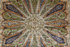 Load image into Gallery viewer, 3 x 4.6 Silk Handmade Rug Hereke Design Green Blue #60240