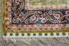 Load image into Gallery viewer, 3 x 4.6 Silk Handmade Rug Hereke Design Green Blue #60240