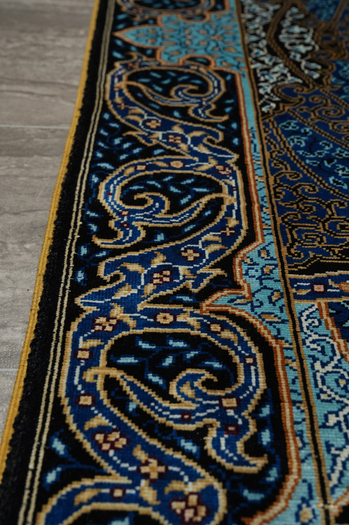 3 x4 Silk Rug Hereke Pattern #60239