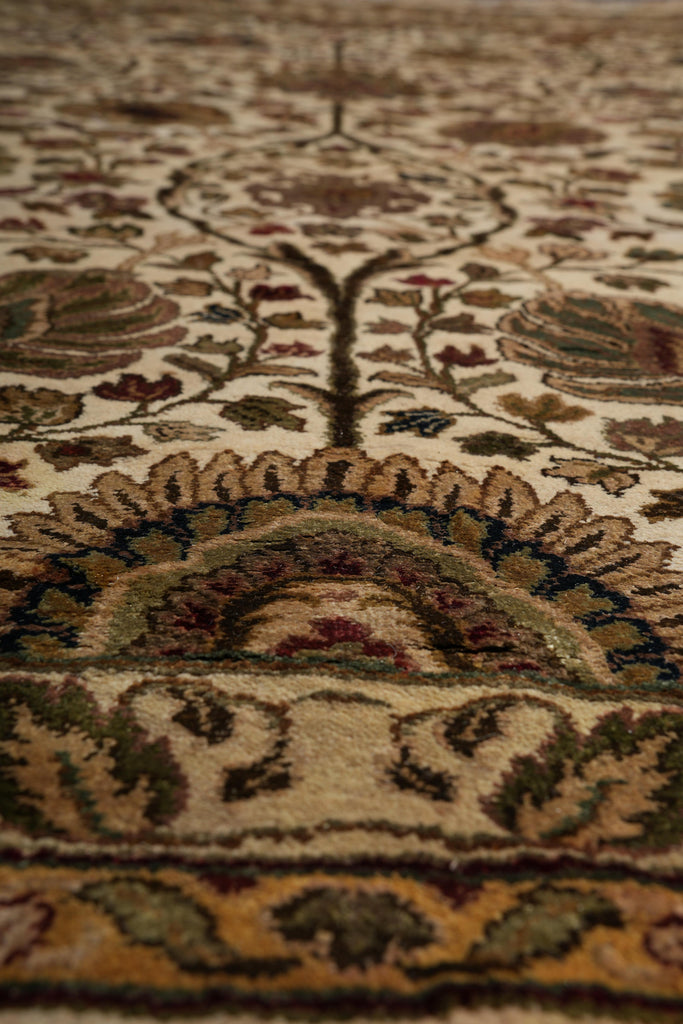 8.0 x 8.9 Square Handmade Jaipur Wool Rug #F-4039