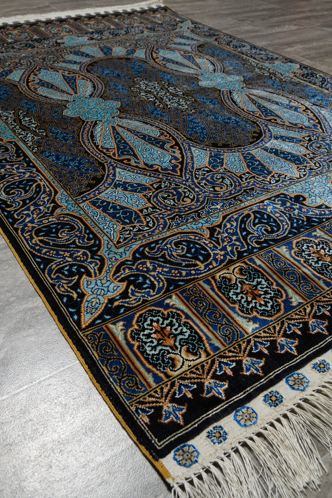 3 x4 Silk Rug Hereke Pattern #60239