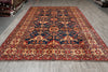 Load image into Gallery viewer, 8 x 13.3  Silky Wool New Handmade Super Quality Kazak Rug