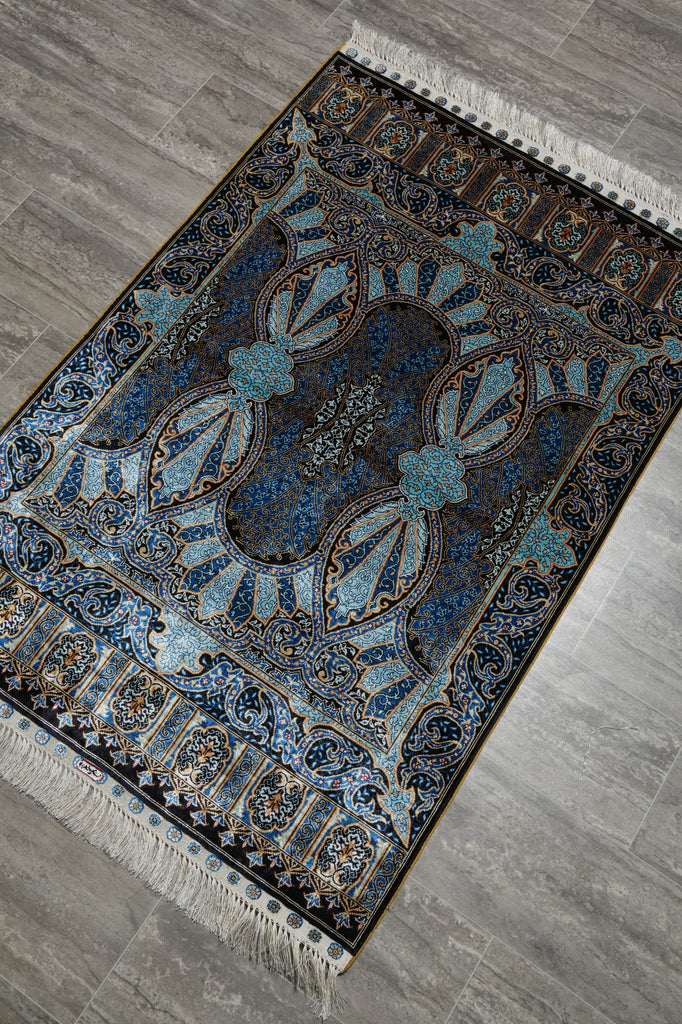 3 x4 Silk Rug Hereke Pattern #60239