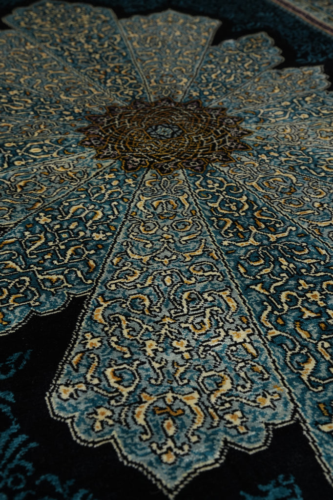 3 x 4.6 Nice Silk Rug Hereke #60192