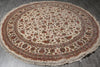 Load image into Gallery viewer, 8.3 x 8.3 Handmade Fine Wool and Silk Round New Rug #F-4040