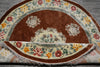 Load image into Gallery viewer, 7 x 7 Round Bamboo Silk Handmade Rug French Round Aubusson Rug #F-4041