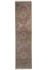 Load image into Gallery viewer, 2.6 x 10 Salmon Red Kashmir Silk Runner 23512