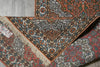 Load image into Gallery viewer, 2.6 x 10 Salmon Red Kashmir Silk Runner 23512