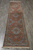 Load image into Gallery viewer, 2.6 x 10 Salmon Red Kashmir Silk Runner 23512