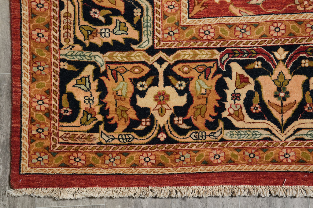 12 x 18 Craftsmanship Handmade traditional Wool Agra Rug NICE Reproduction of Antique Persian #F-4498