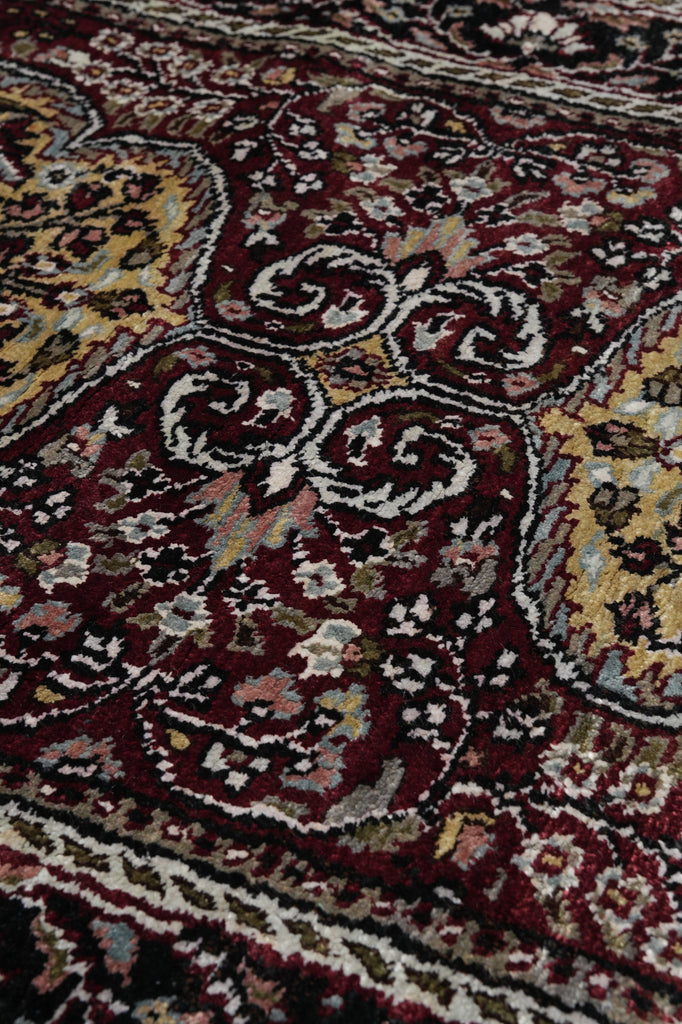 12' Feet Handmade Runner Kashmir Bamboo Silk #44708