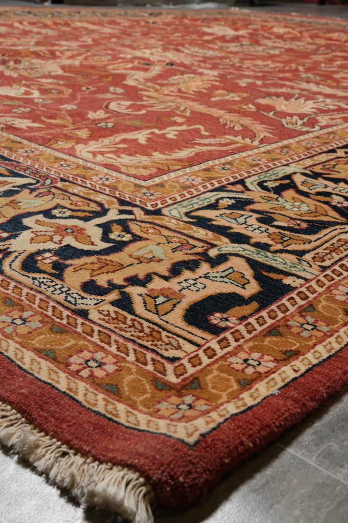 12 x 18 Craftsmanship Handmade traditional Wool Agra Rug NICE Reproduction of Antique Persian #F-4498