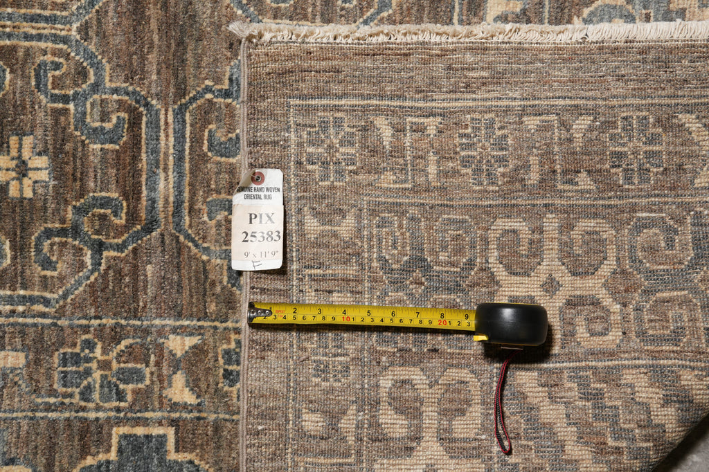 9 x 11.9 Natural Wool Zigler Transitional Rug #PIX-25383