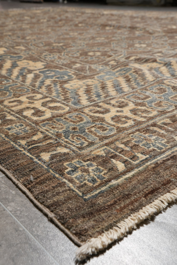 9 x 11.9 Natural Wool Zigler Transitional Rug #PIX-25383